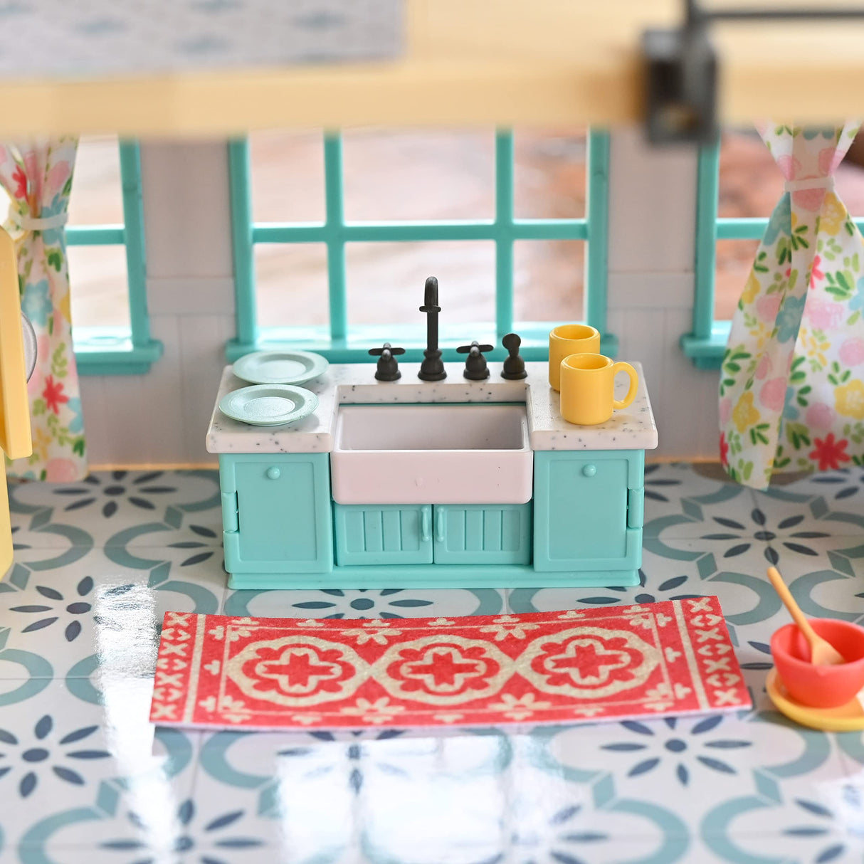 Sunny Days Entertainment Honey Bee Acres Sweet Home Kitchen Accessories Playset, 27 Piece Set: Sunny Days Entertainment