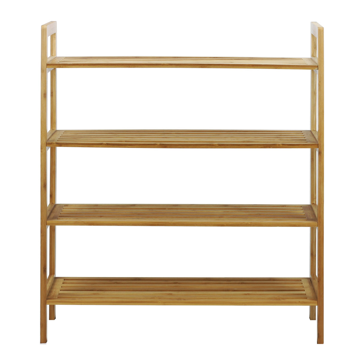 Oceanstar 4-Tier Bamboo, Natural Shoe Rack, Medium Oceanstar
