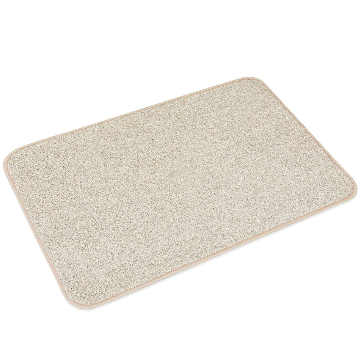 LUX XD Non-Slip Door Mat Low Profile Shoe Scraper Dirt Trapper Polyester Doormat, Super Absorbent, Ideal for Indoor Outdoor High Traffic Area 18 x 30 Inches Beige LUX XD