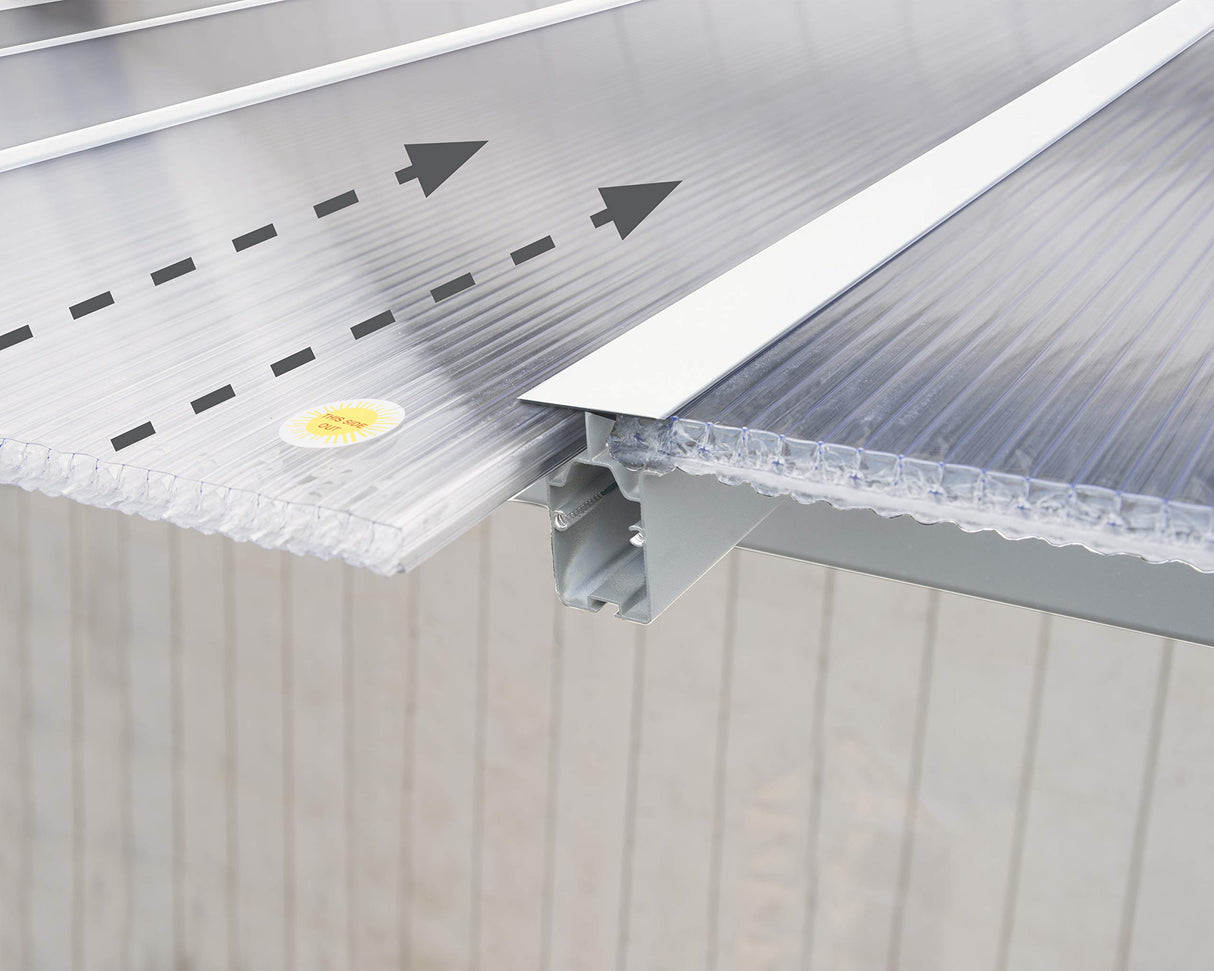 Palram - Canopia Olympia 10' x 24' Patio Cover - White/White Palram