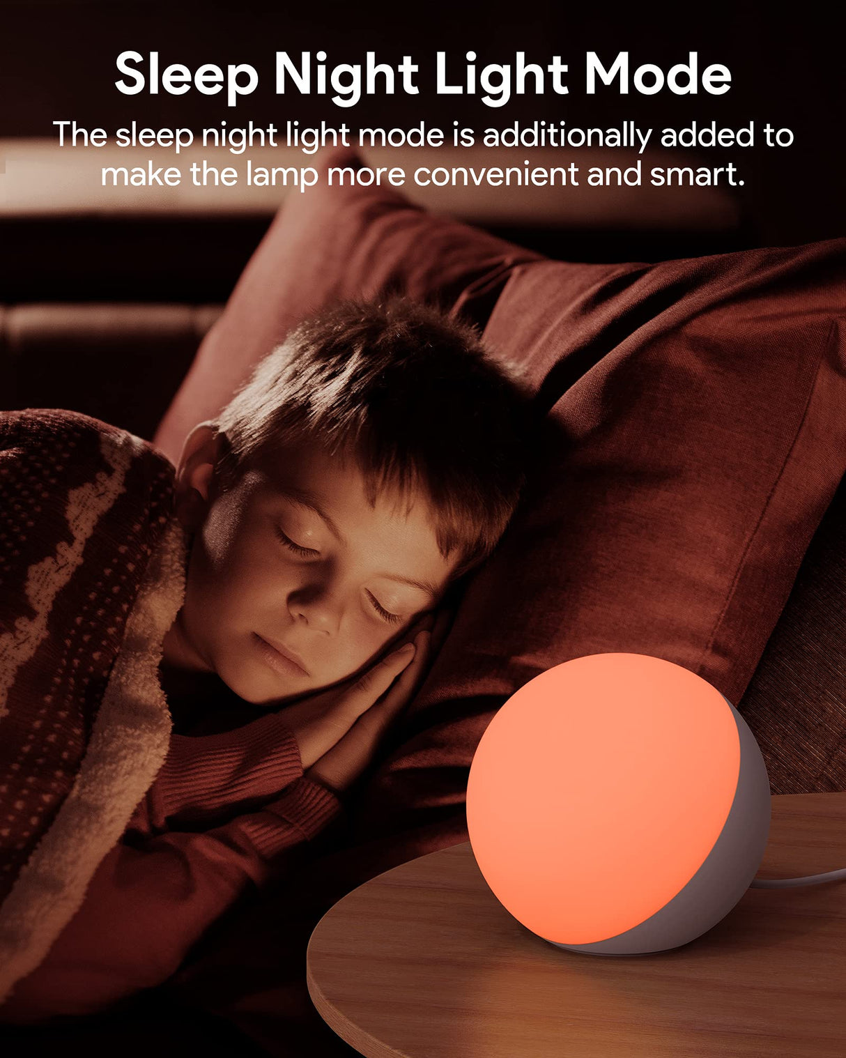 Hifree Smart Table Lamp, Dimmable Desk Lamp with App/Voice Control, LED RGB Color Changing Touch Lamp, Night Light for Bedroom Compatible with Alexa Hifree