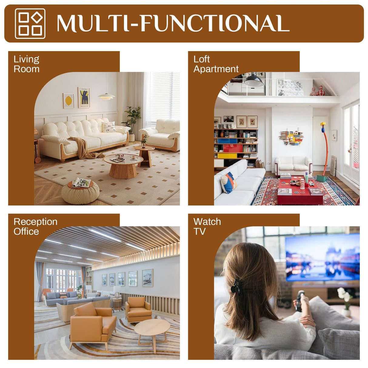 81” Oversized Upholstered Sofa Bed, Round Chaise Lounge Chair Indoor, Fluffy Plush Chaise Lounge, Modern Chenille Cloud Couch with Deep Seat, Comfy Bean Bag Chiar for Living Room Apartment, Orange BEQAI