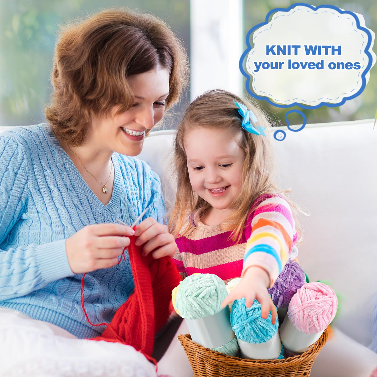 Xinnun 12 Skeins 1116 Yards Chenille Velvet Soft Thick Plush Yarn Bulk for Crocheting Knitting Baby Blanket DIY Weaving Craft, 6mm, 3.5 Oz/Skein(Fresh Color) Xinnun