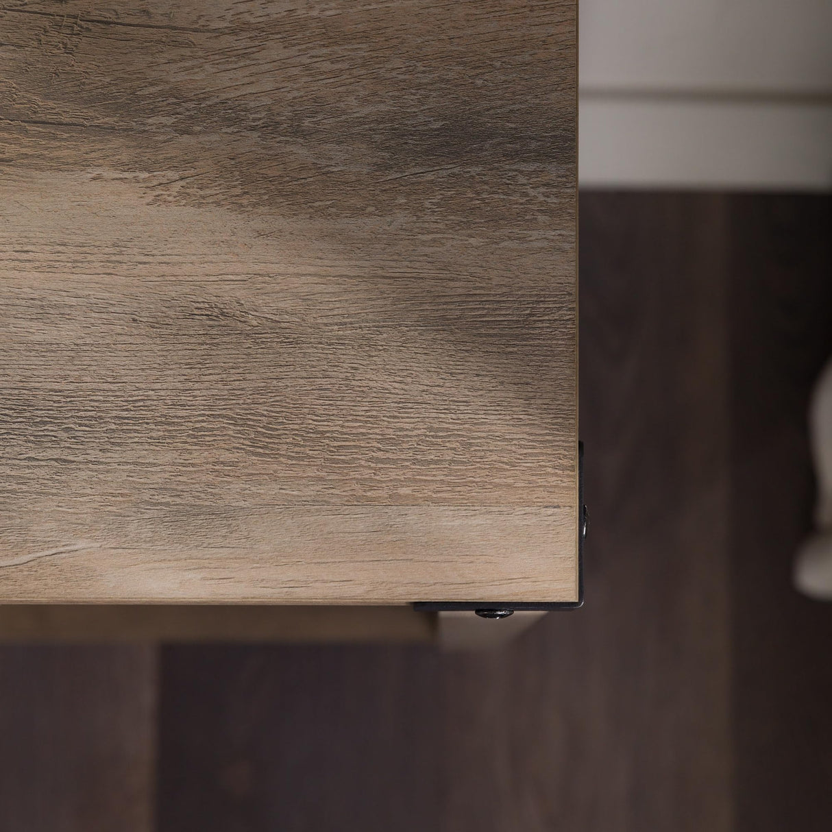 Walker Edison Sedalia Modern Farmhouse Metal X Entry Table, 46 Inch, Grey Walker Edison