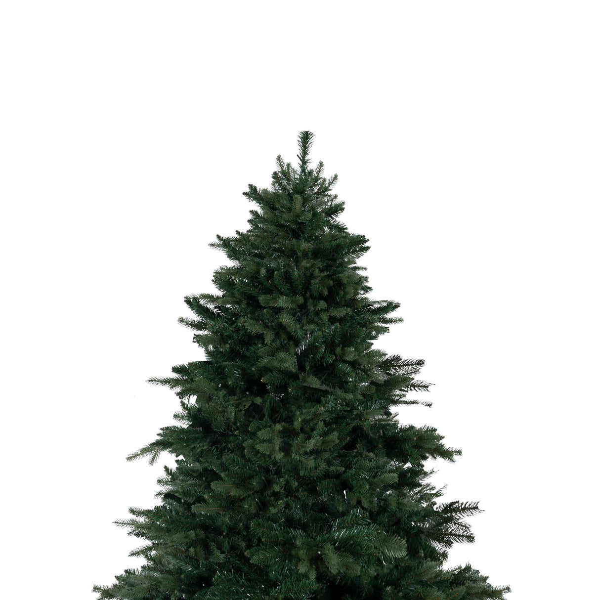 Cynthia 7.5ft Prelit Aritificial Christmas Tree with 3661 Branch Tips, 800 Warm Lights and Metal Stand, 60" Wide Realistic Rustic Christmas Tree with Lights by Naomi Home Naomi Home