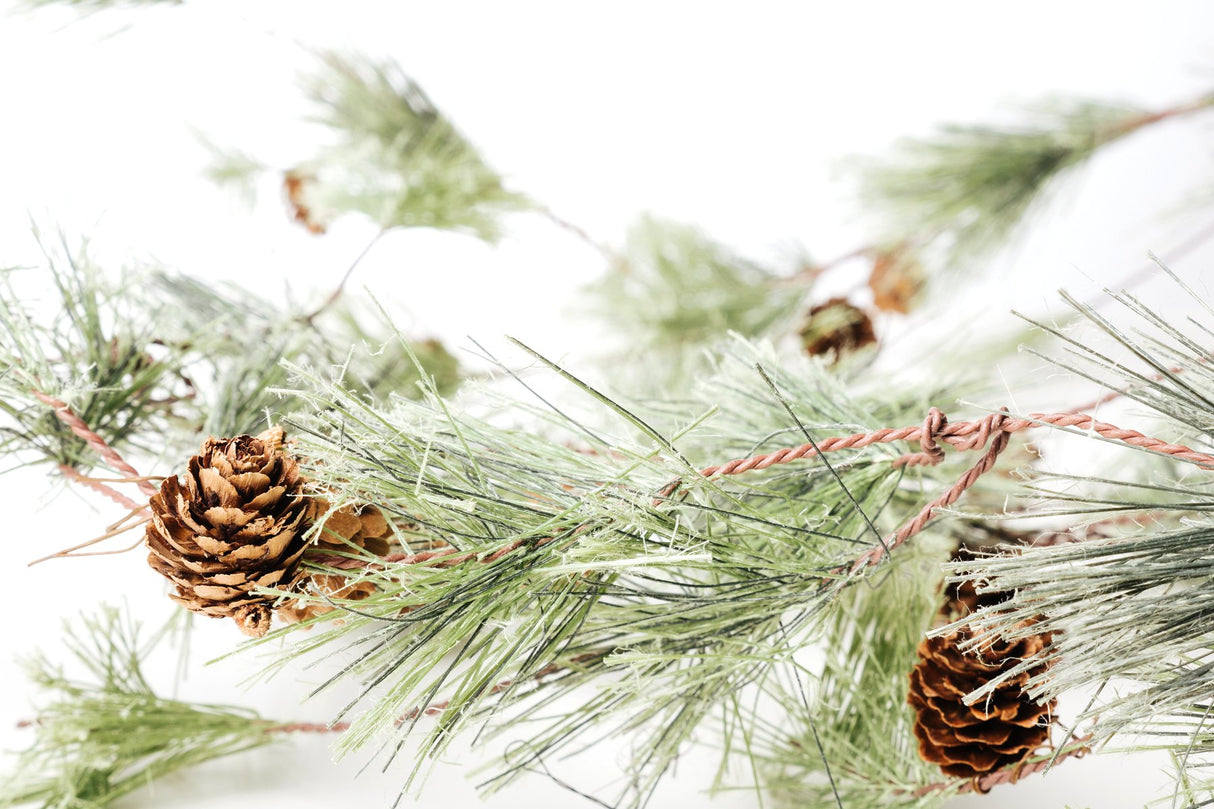 CraftMore Smokey Pine Garland 6 Feet CraftMore