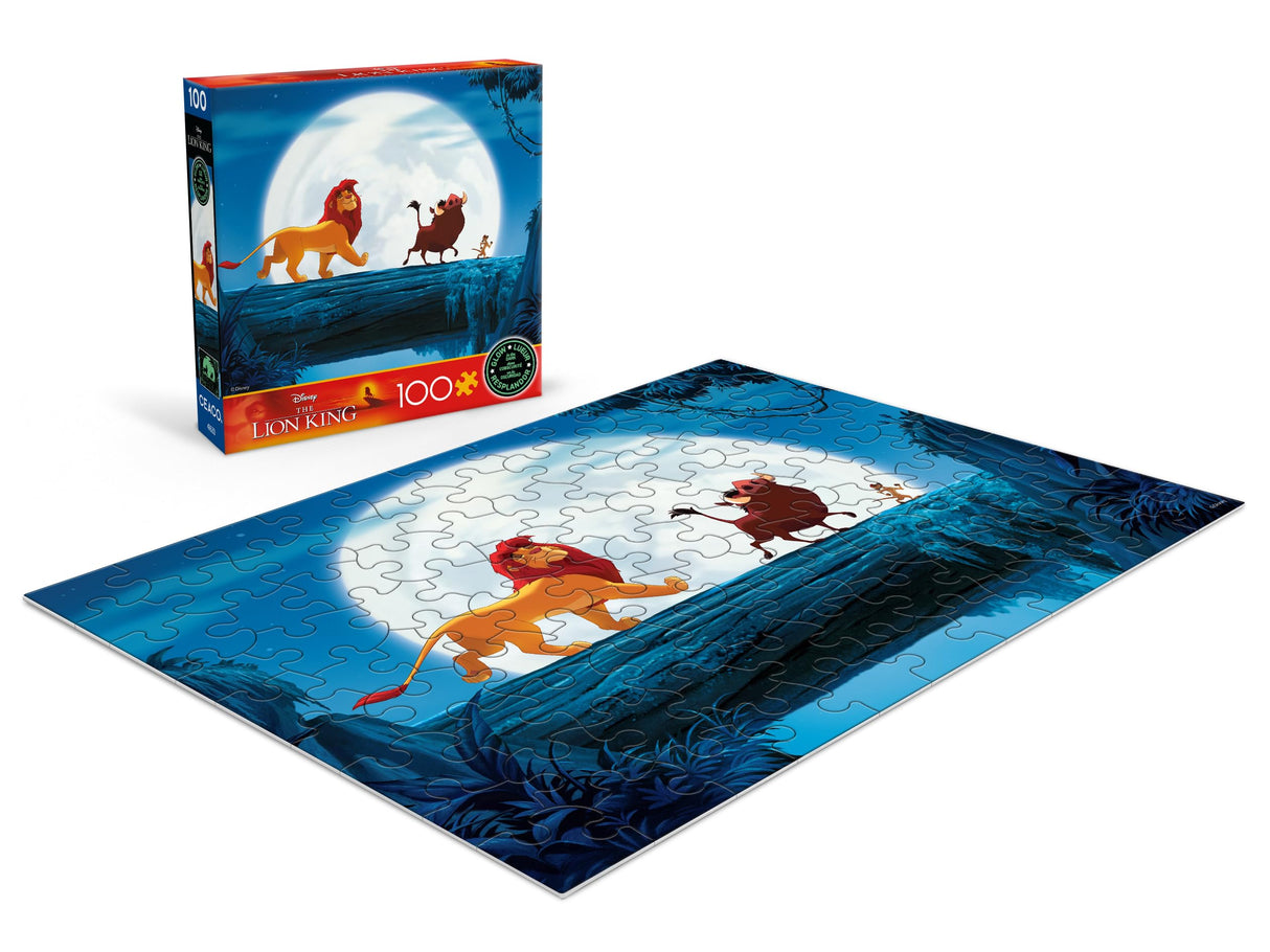 Ceaco - Disney - The Lion King - Glow in The Dark - 100 Piece Jigsaw Puzzle Ceaco