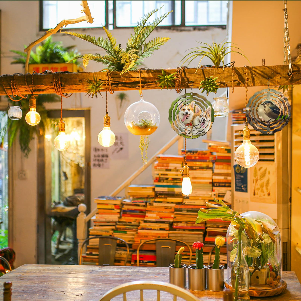 10 pcs Sublimation Wind Spinner Blanks 3 Inch Round 3D Aluminum Sublimation Blanks Wind Spinners Bulk Hanging Wind Spinners DIY Crafts Sublimation Ornaments AiDiYGECO