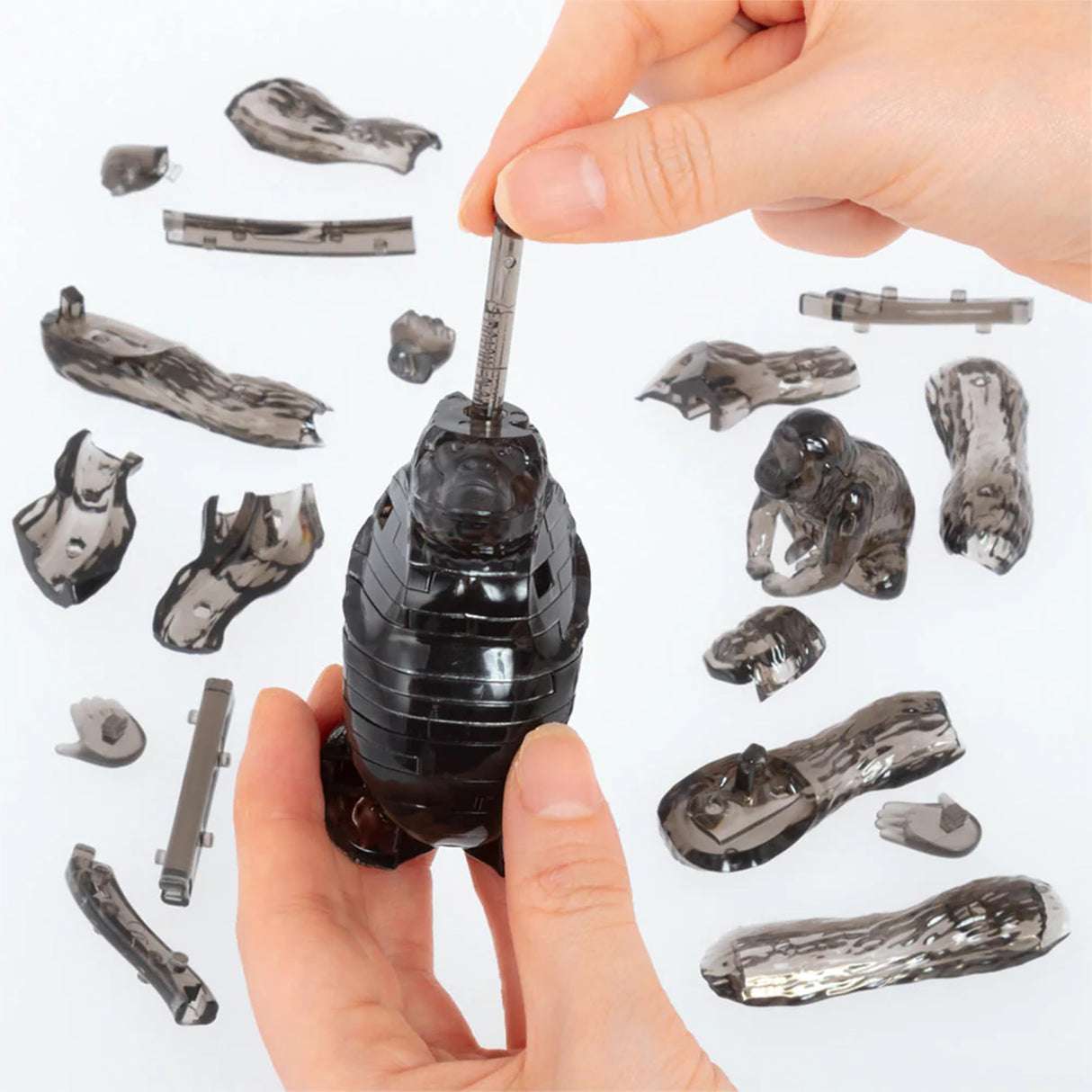 BePuzzled, Gorilla and Baby Original 3D Crystal Puzzle, Ages 12 and Up Bepuzzled