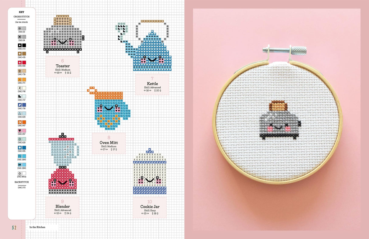 Cute Kawaii Cross Stitch: Over 400 super adorable patterns David & Charles