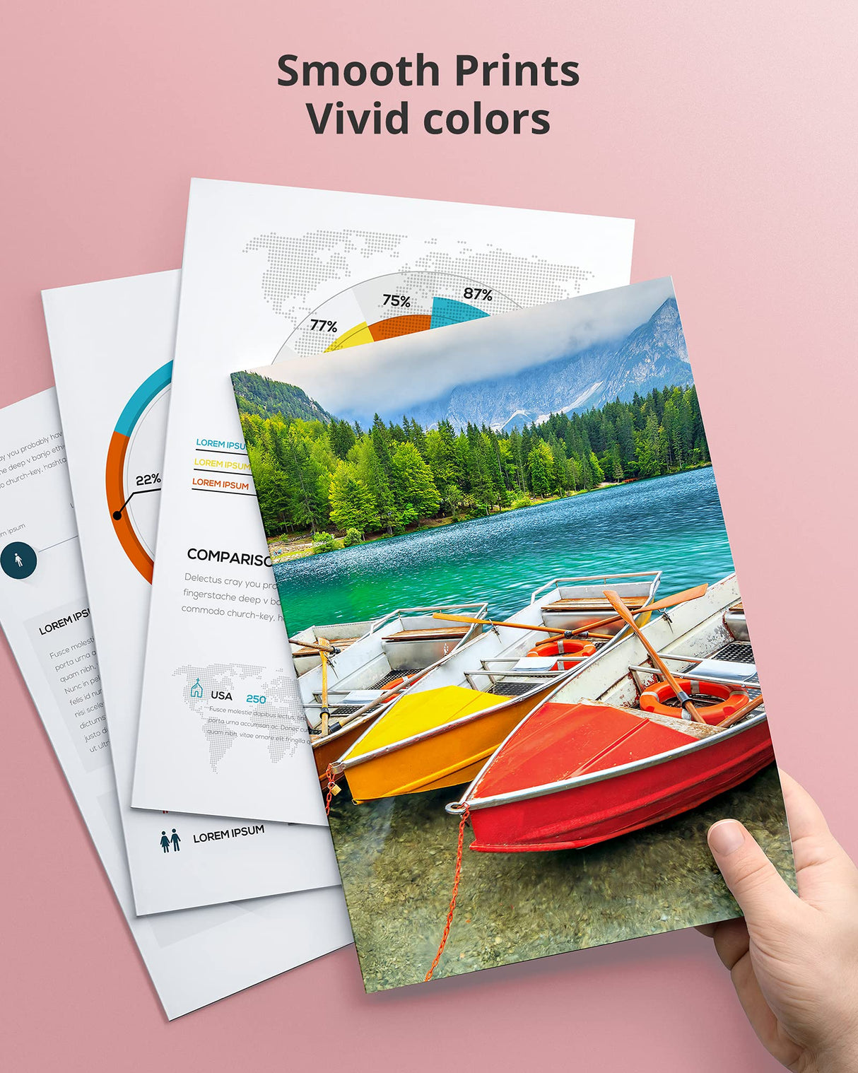 WOKOK Refill Ink Kit for HP 67 67XL 63 63XL 65 65XL 61 61XL 950 950XL 951XL 902XL 952XL Ink Cartridges, 100ML x 5 Bottles with Syringes (2 Black 1 Cyan 1 Magenta 1 Yellow) WOKOK