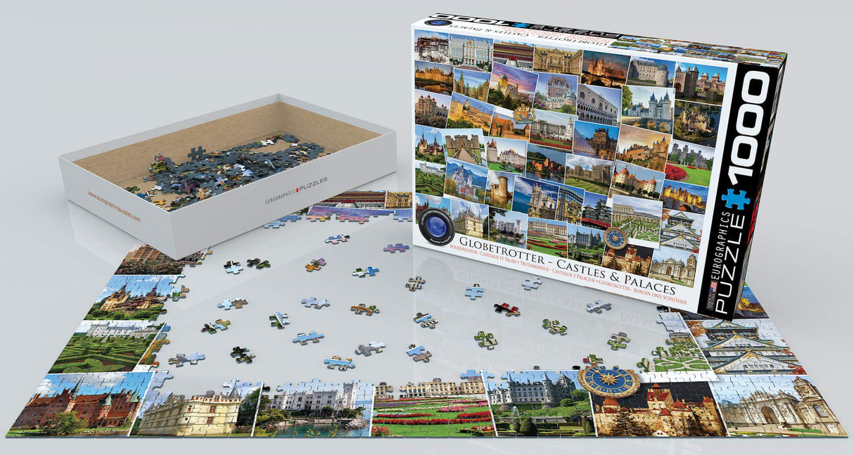 EuroGraphics Castles and Palaces Globetrotter Jigsaw Puzzle (1000 Piece) (6000-0762) EuroGraphics