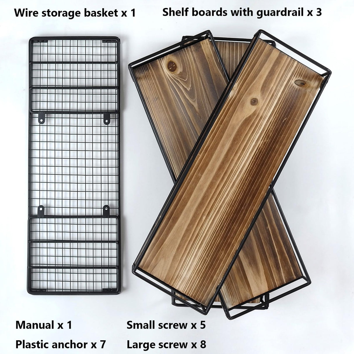 YXDXF Floating Bathroom Shelves with Paper Basket, Bathroom Shelves Over Toilet Small Shelf for Wall Farmhouse Bathroom Decor Wall Shelves for Bathroom Kitchen Office, Dark Brown YXDXF