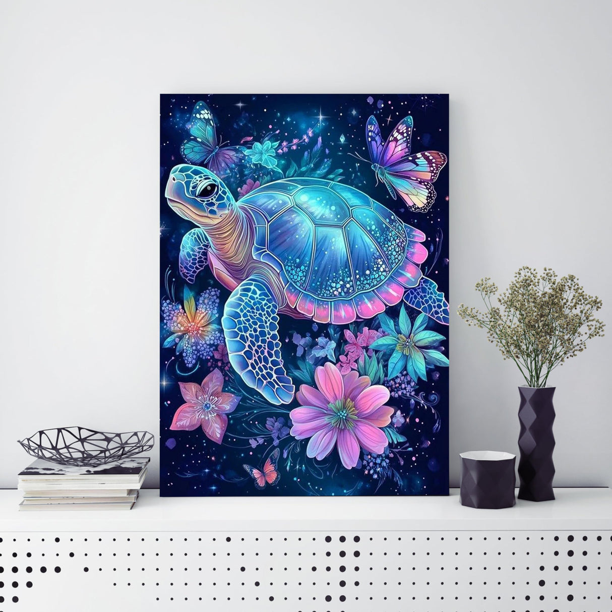 Ycydilirab Sea Turtle 5D Diamond Art for Adults-Diamond Painting for Adults,Sea Turtle Gem Art for Adult Perfect for Relaxation and Home Wall Decor 12x16inch Ycydilirab