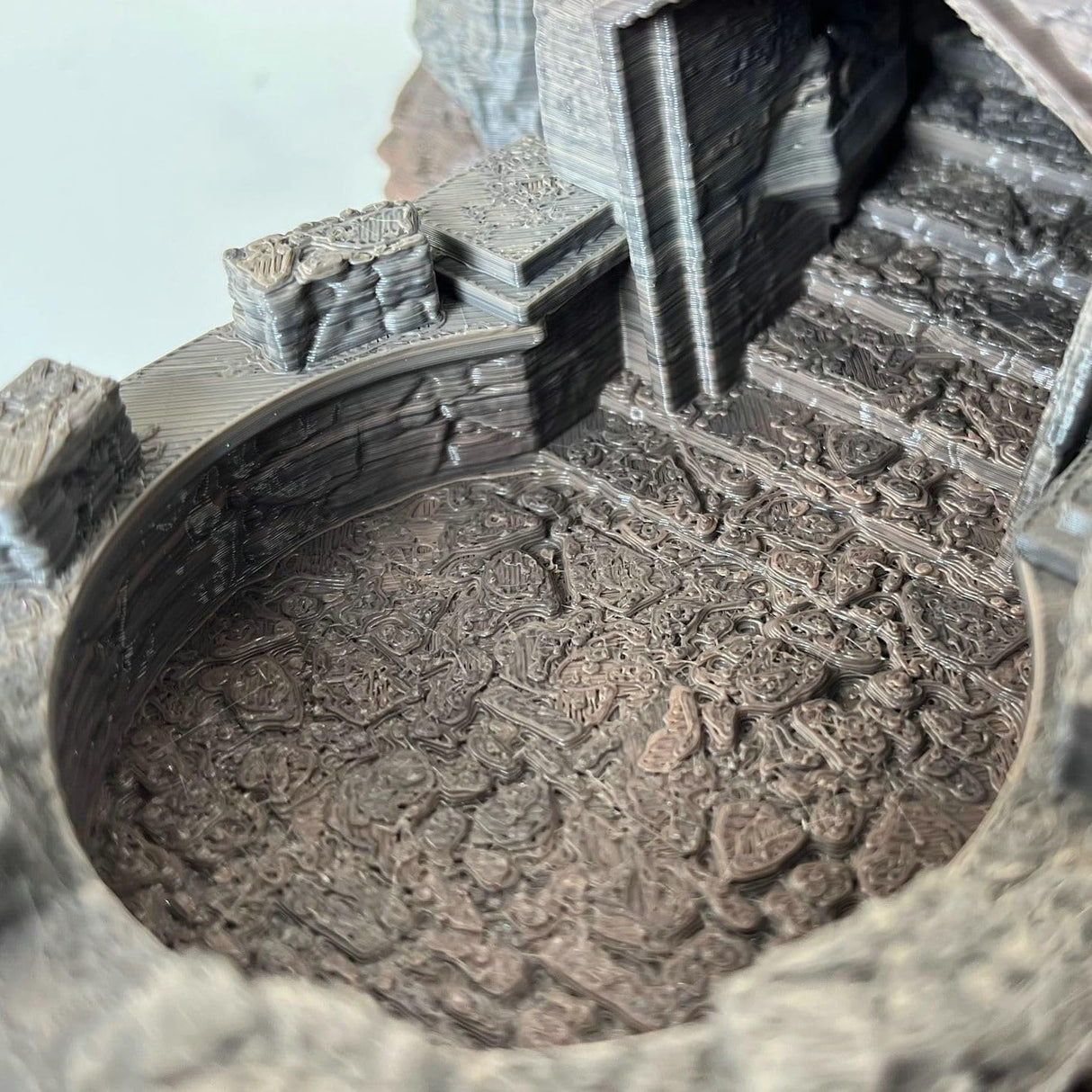 3DimsFila 3D Printer PLA Filament 1.75mm,Rock Stone Color,Brown Yellow Black,Multi Color Filament Net Weight 1kg for Ender3 CR10 3DimsFila