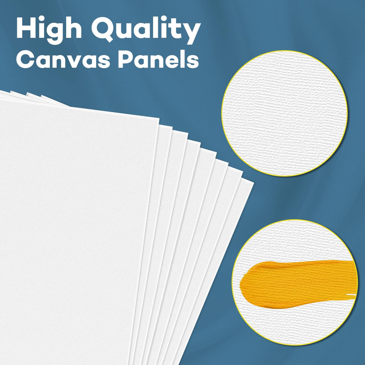 ESRICH 26PCS Professional Painting Set with 2 Wood Easel (11.8in), 20 Paint Brushes, 2 Canvas, 2 Plate, Easel Set, Painting Supplies Kit for Kids, Adults, Artists and Beginners, to Painting Party ESRICH