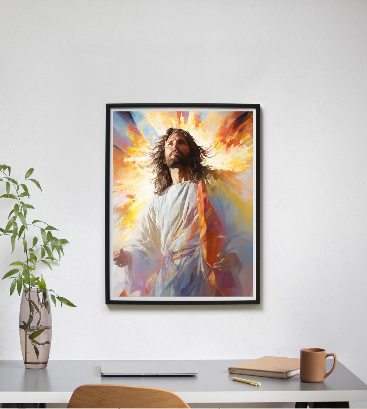 SKRYUIE Paint by Numbers Kit for Adults Beginner Jesus, Acrylic Christ Oil Painting by Numbers Kits with PaintBrushes Paintwork Art Canvas Crafts for Home Decor 16x20 inch / 40x50 cm SKRYUIE