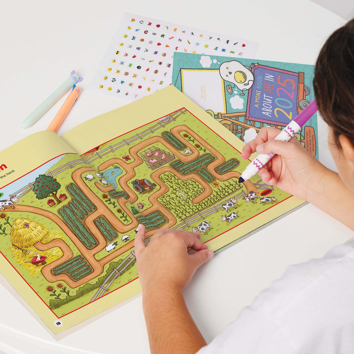 Highlights My First Puzzle Fun 2025 Puzzle Books for Kids Ages 3-6, 4-Book Set of Matching, Mazes, Spot-The-Differences, and More Travel-Friendly Screen Free Brain-Boosting Activities Highlights for Children