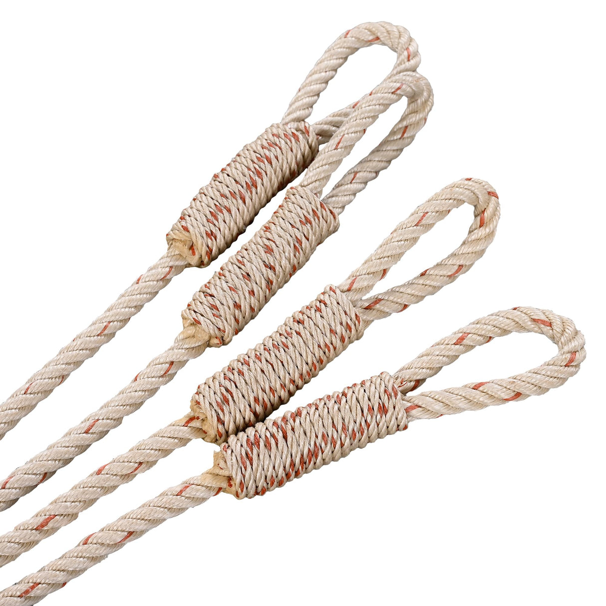 CKLMMC Minimalist 2-Person Acacia Wood Swing Bed, Patio Porch Swing with Ropes for Backyard Garden, Safe Sloped Design,Mattress, Cushions and pillows not included(White/Acacia) CKLMMC