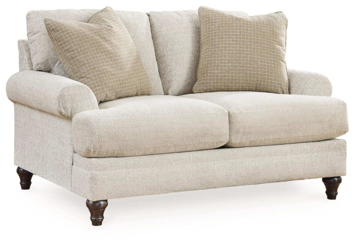 Signature Design by Ashley Valerani Classic Loveseat for Living Room, Beige Signature Design by Ashley