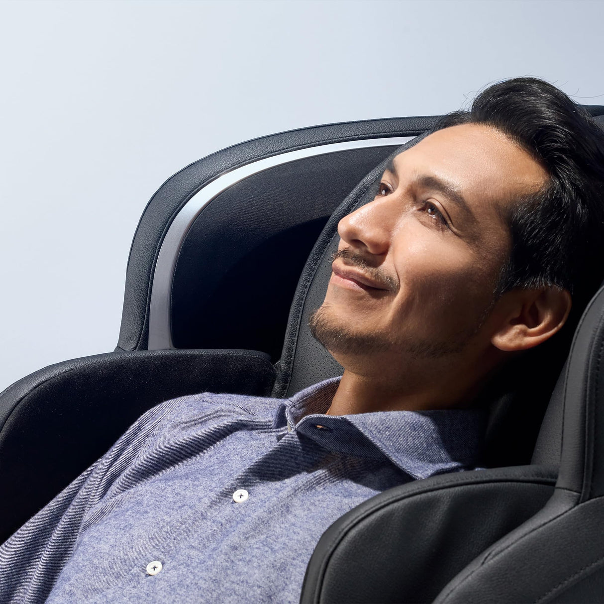 FUJIIRYOKI Cyber Relax Ai 5D Massage Chair - Advanced Massage Technology, Relaxing, Therapeutic, Home & Office, Stainless Steel Base, Polyurethane Foam, Accommodates 6'4" (Cream) FUJIIRYOKI