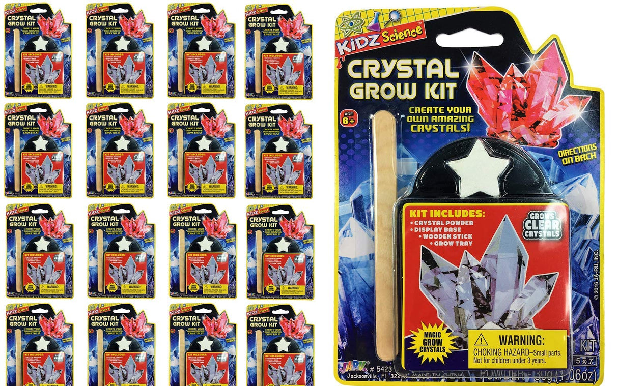 2GoodShop Grow a Crystal Kit Toy (12 Packs) DIY Science Kit for Kids, Growing Crystals, Party Favor Pinata Filler Toys in Bulk 5423-12 2GoodShop