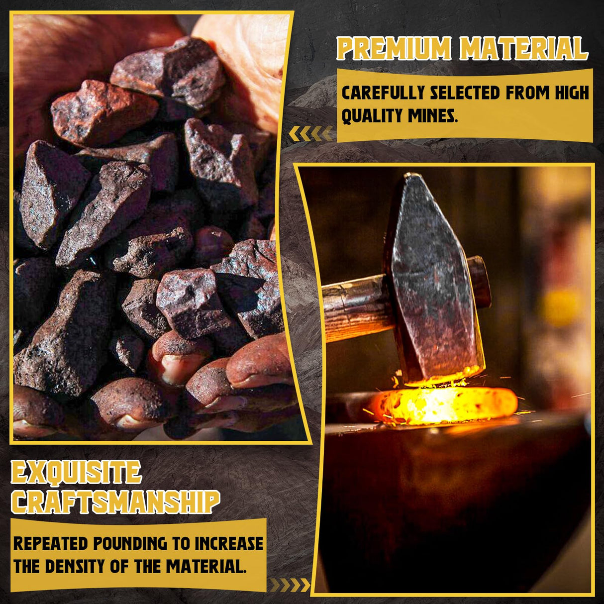 Dream Reach Throwing Hatchets 2 Pack, Professional 16" Throwing Tomahawk Axe Throwing Game for Backyard, Hand Forged Viking Throwing Axe Set for Adults for Competition and Recreation Dream Reach