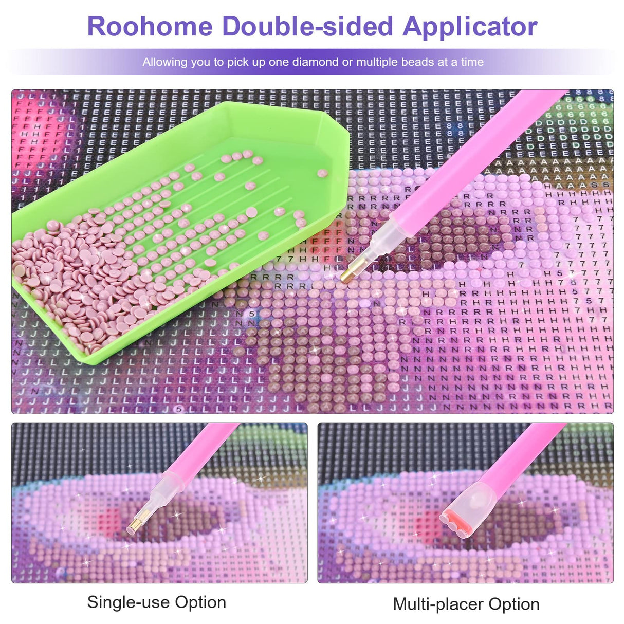 ROOHOME Fantasy Hoping Tree Diamond Painting Kits for Adults and Beginners - Unique DIY Gifts Diamond Art Kits - Diamond Dots for All Ages and Skill Levels Birthday Gifts for Women ROOHOME