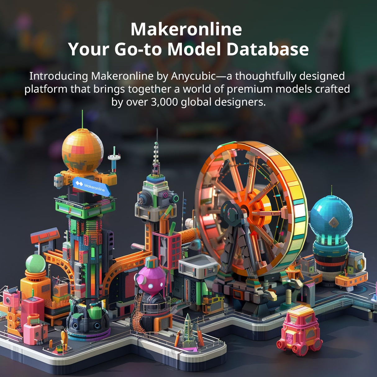 Anycubic Kobra 3 V2 Combo 3D Printer, Smart Multicolor Printing Up to 600mm/s Print Speed, Active Filament Drying Enhanced Auto-leveling for Higher Success Rates, 10.0'' x 10.0' x 10.2'' Printing Size ANYCUBIC