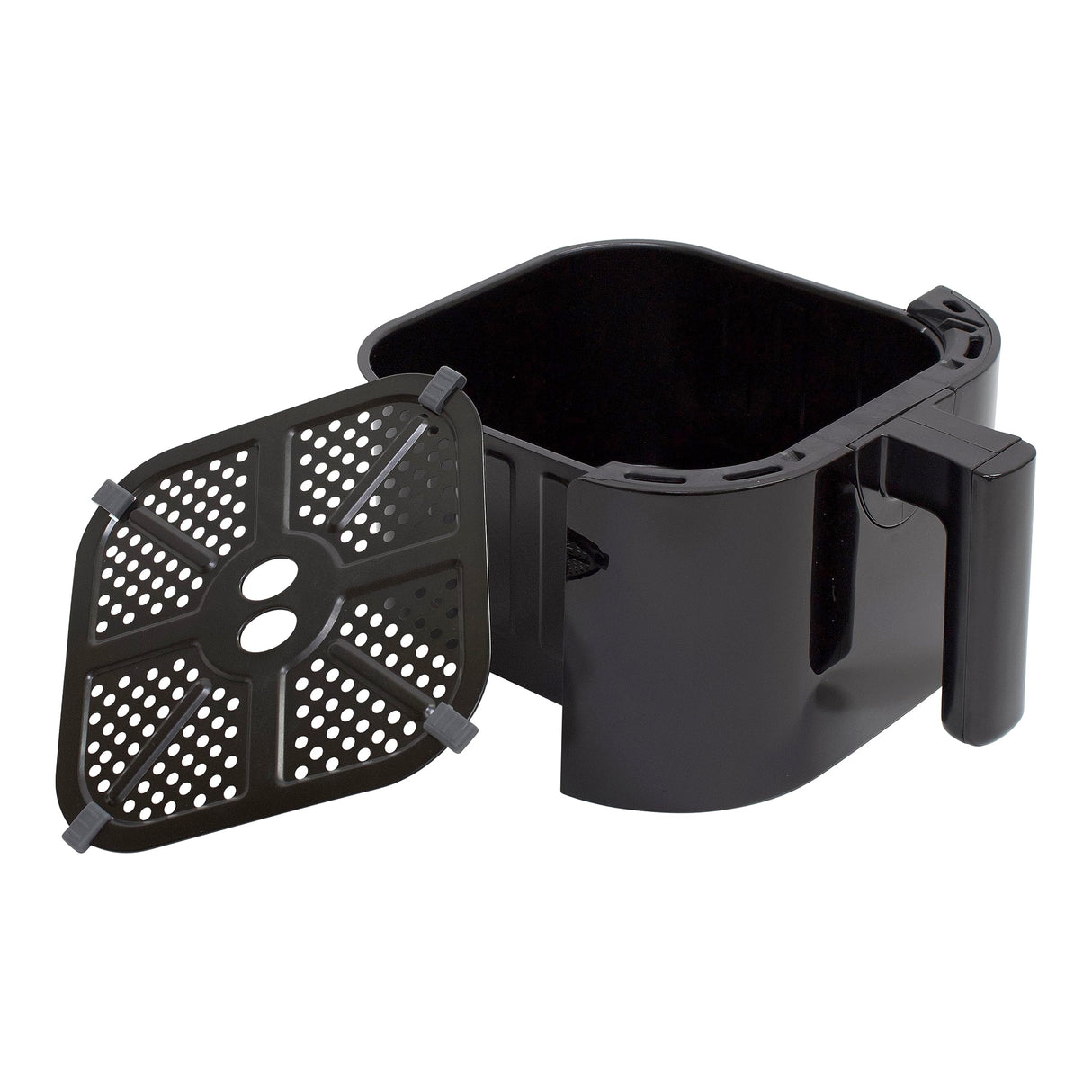 West Bend Compact Air Fryer 5-Quart Capacity with Digital Controls and 10 Cooking Presets, Nonstick Frying Basket, 1500-Watts, Black West Bend