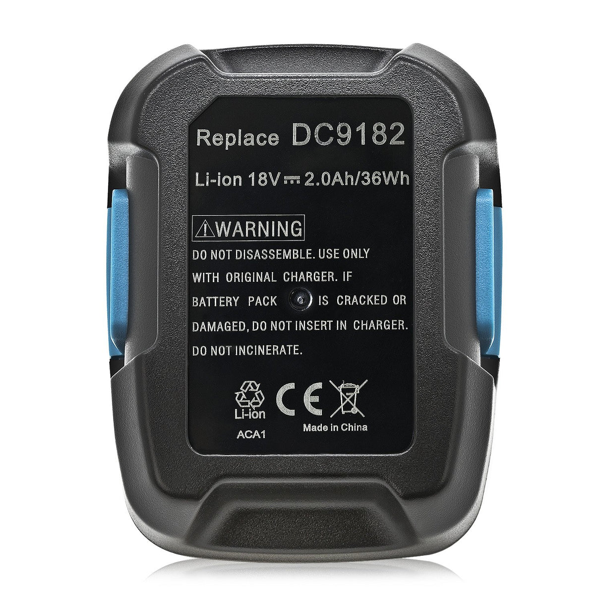 ExpertPower 2 Pack Replacement Battery for De-Walt DC9182, DC9181, DC9180, 18V XRP Lithium Ion fits All Dewalt 18 Volt Tools ExpertPower