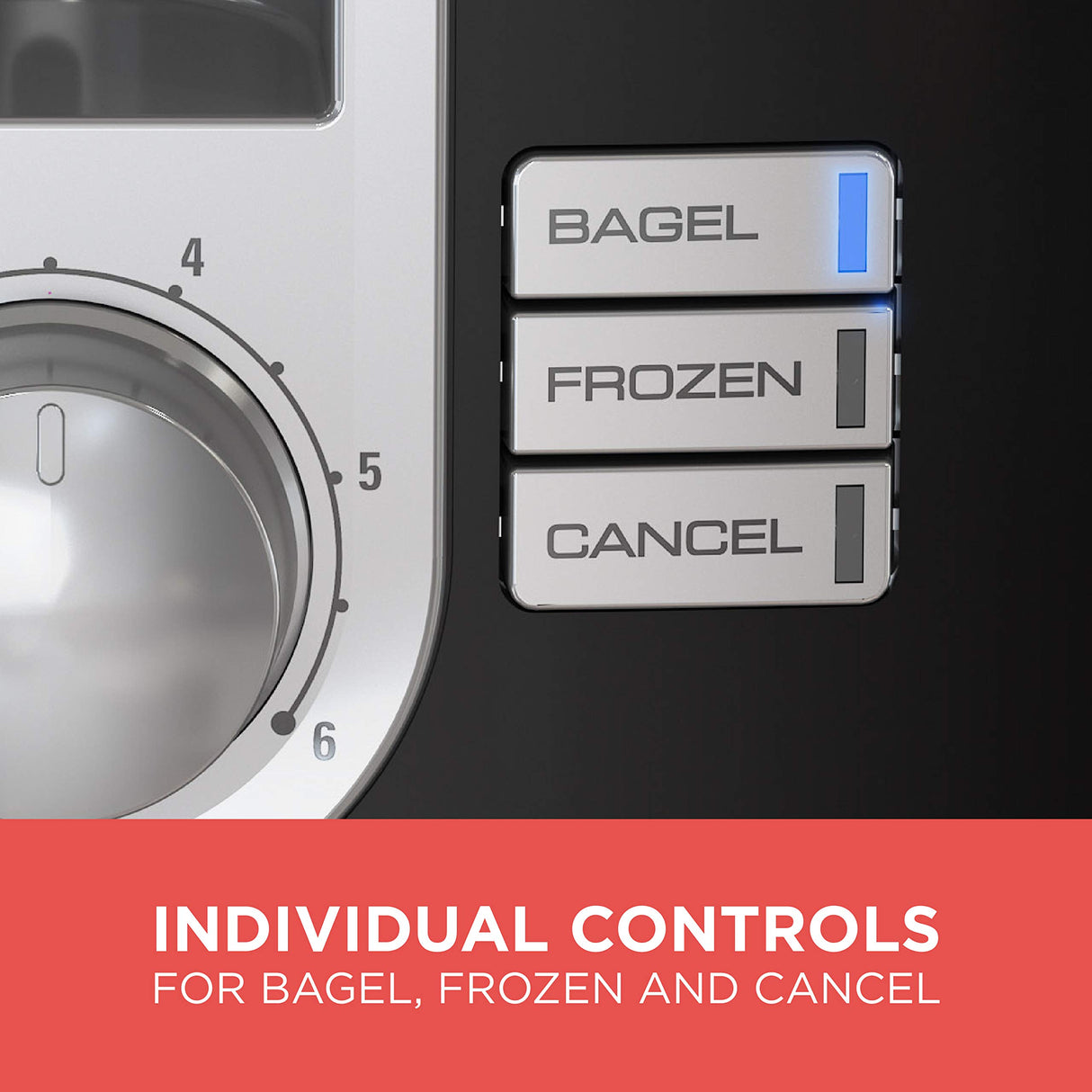 BLACK+DECKER 2-Slice Toaster, T2569B, Extra Wide Slots, 6 Shade Settings, 850 Watts, Crub Tray, Cancel Button BLACK+DECKER