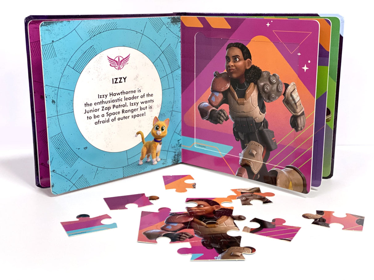 Disney / Pixar Lightyear My First Puzzle Book - Jigsaw Puzzles for kids, 10-page board book, 5 puzzles to enjoy Phidal