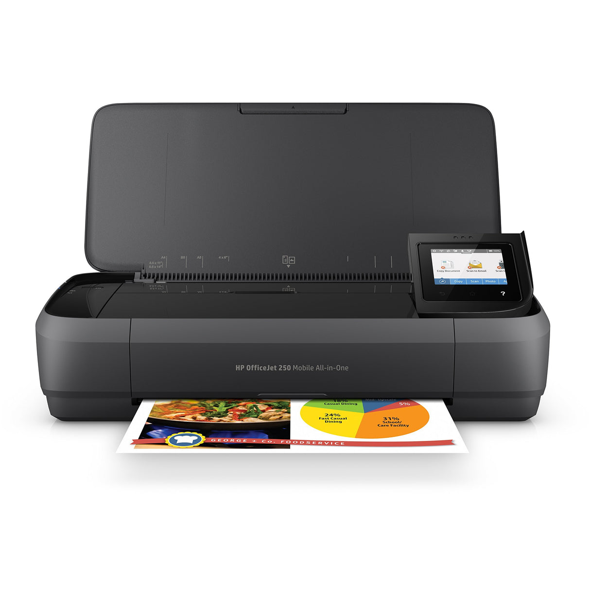 HP OfficeJet 250 Portable Printer with Wireless and Mobile Printing (CZ992A) (Renewed) HP