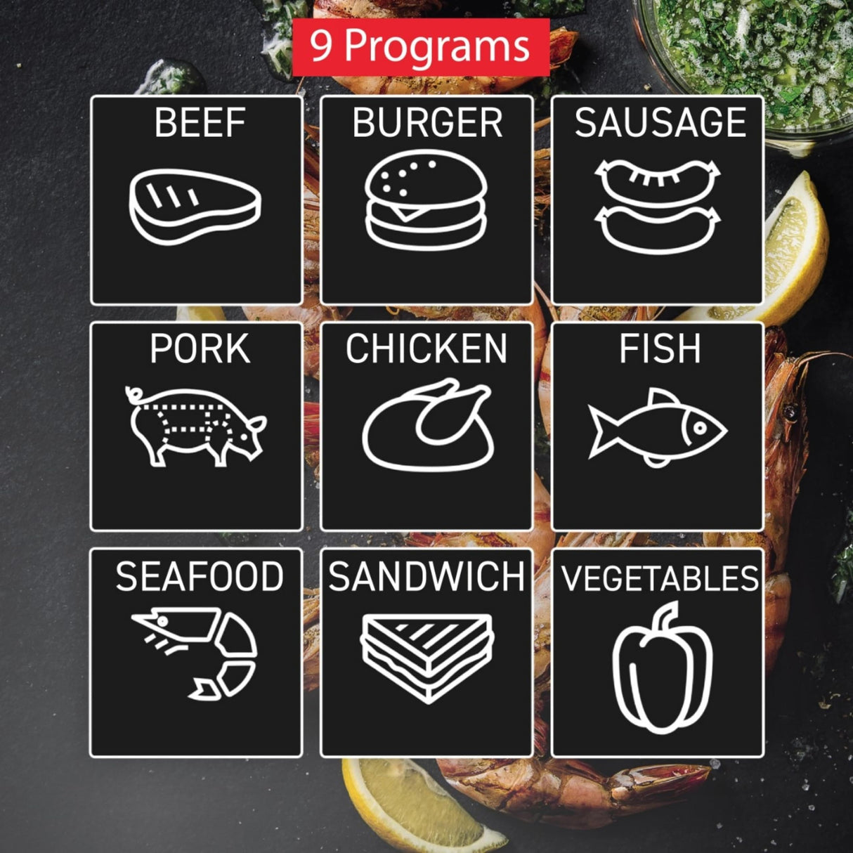 T-Fal, Electric Grill, OptiGrill Stainless Steel XL 6 Servings 9 Intelligent Automatic Cooking Modes 1800 Watts Nonstick Removable Plates, Dishwasher Safe, Panini Press Sandwich Maker T-Fal