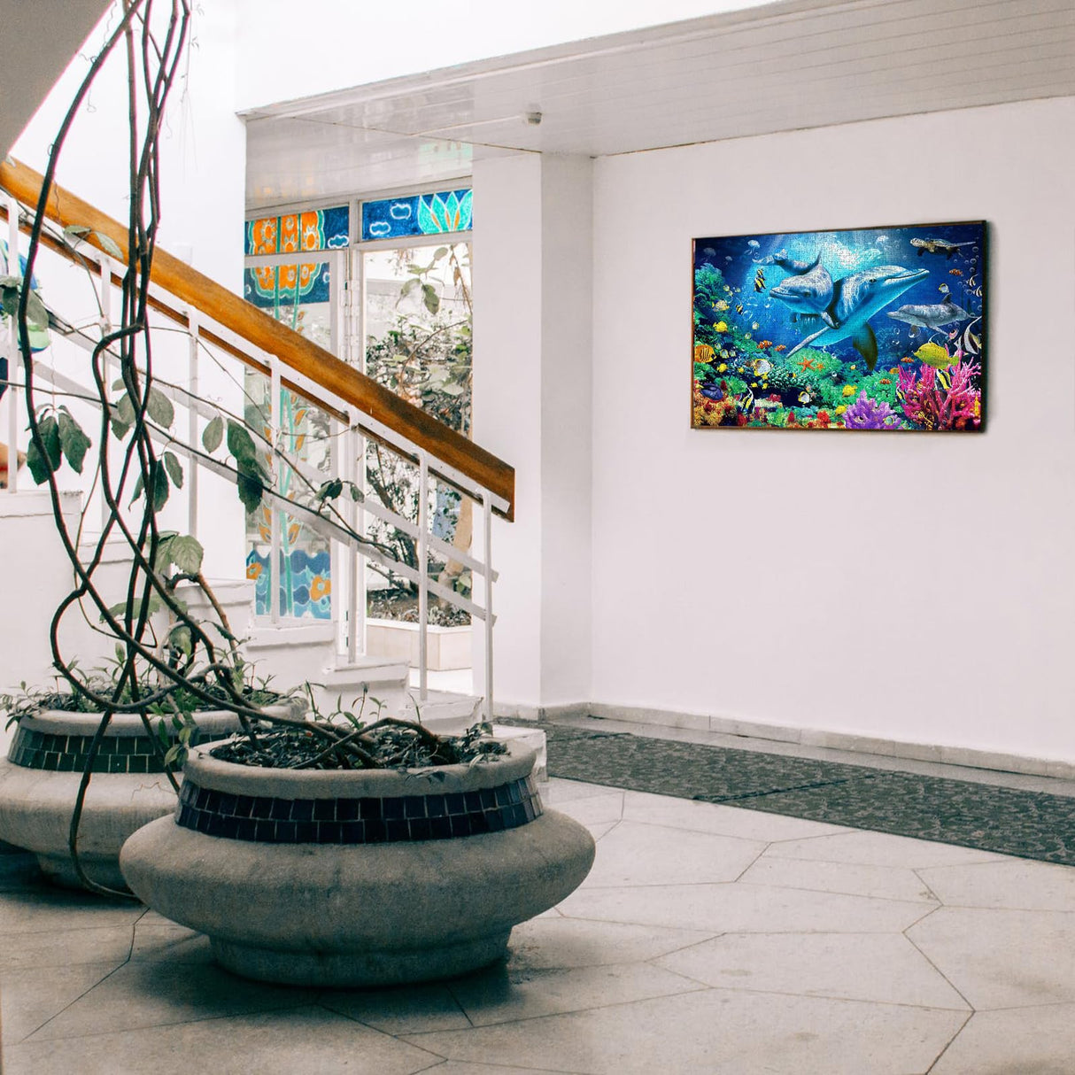 Nattork Jigsaw Puzzles 500 Pieces for Adults, Families (Sea World) Pieces Fit Together Perfectly Nattork