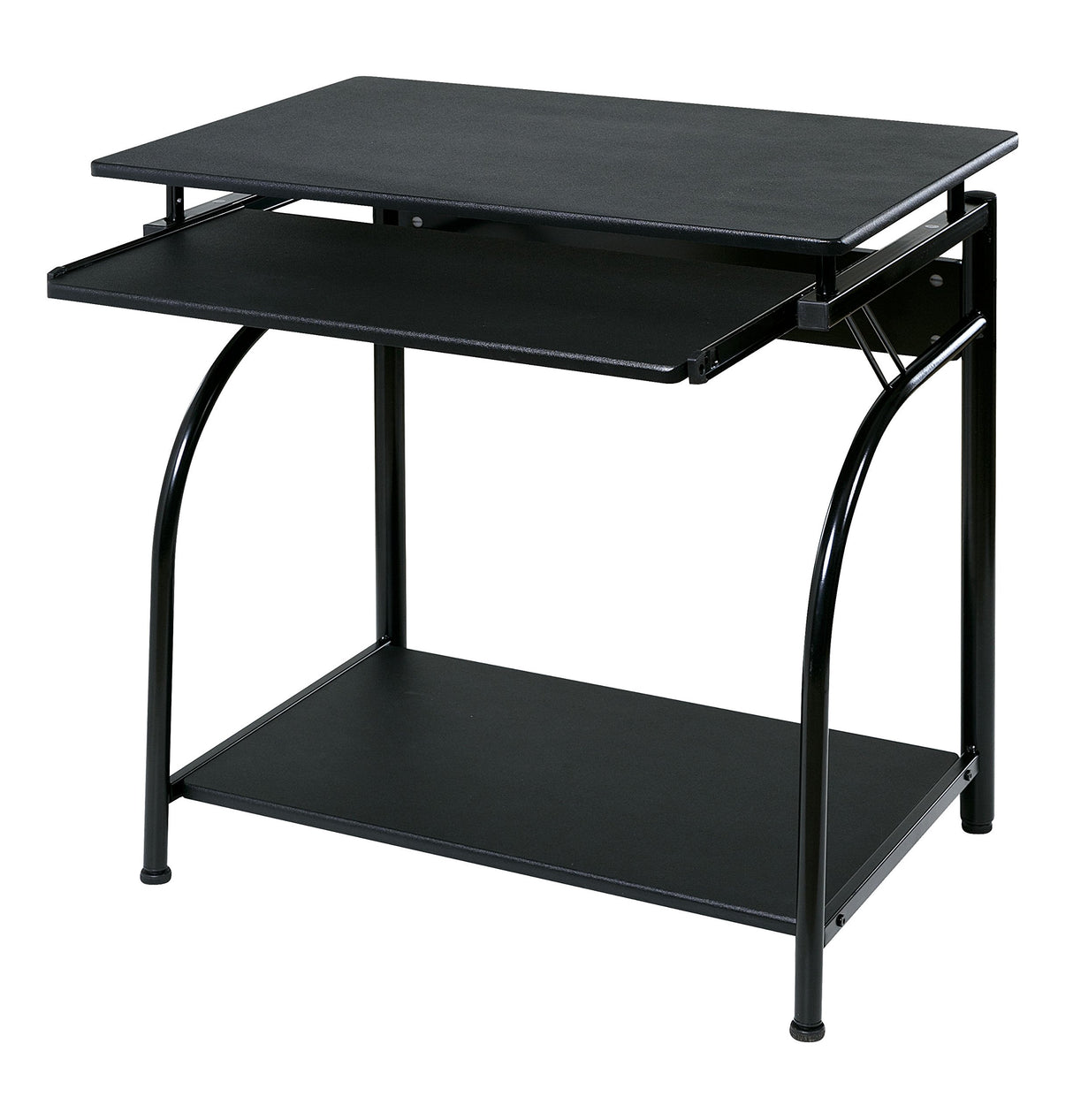 OneSpace Stanton Desk with Pullout Keyboard Tray Computer, Black OneSpace