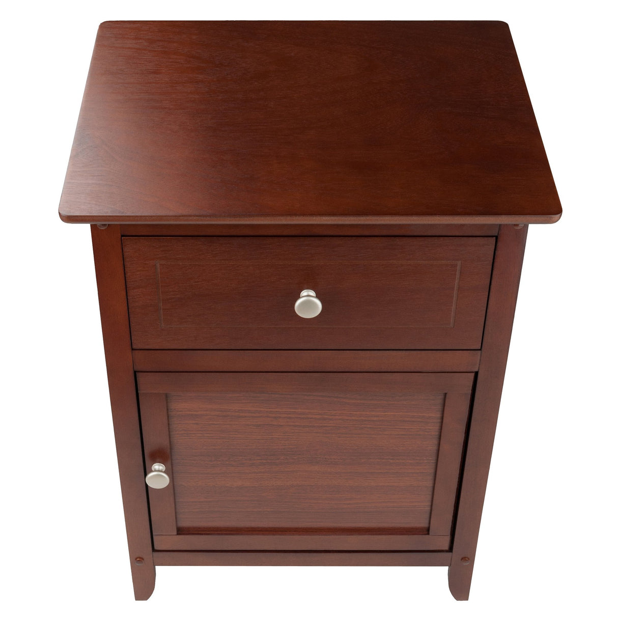 Winsome Wood Eugene Accent Table, Walnut, FURNITURE Winsome