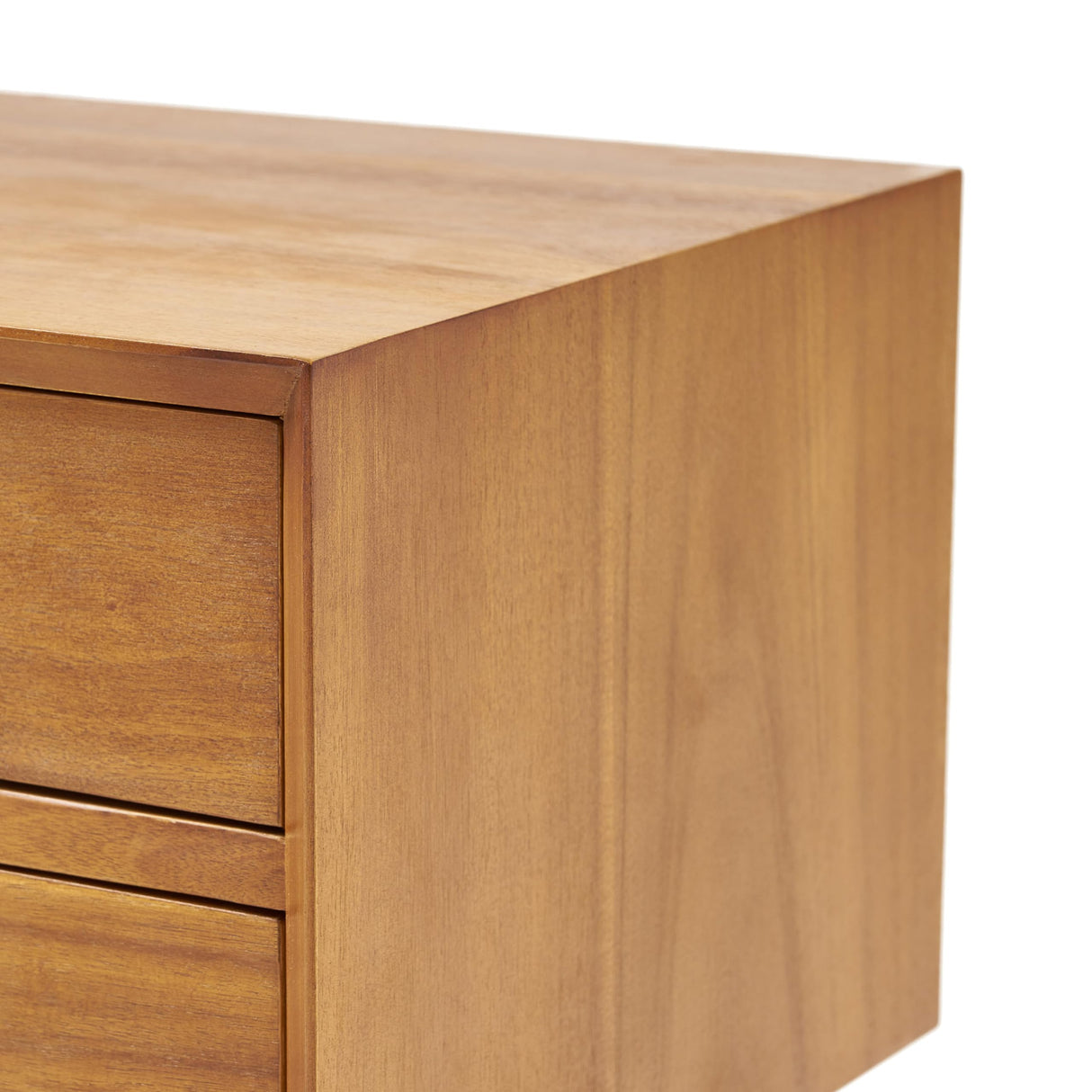 Great Deal Furniture Mid Century Nightstand, Natural GDF Studio