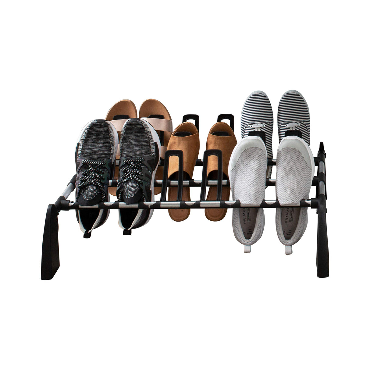 Organize It All 9-Pair Freestanding Shoe Rack Organize It All