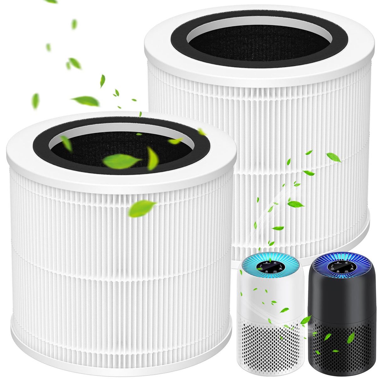 AP100-A/B Replacement Filter Compatible with AromaRoom AP100-A, AP100-B, AP100-C Air Purifi-ers, 3-IN-1 H13 True HEPA and Activated Carbon Filter for Smoke, Dust, Pet Dander (White) isinlive