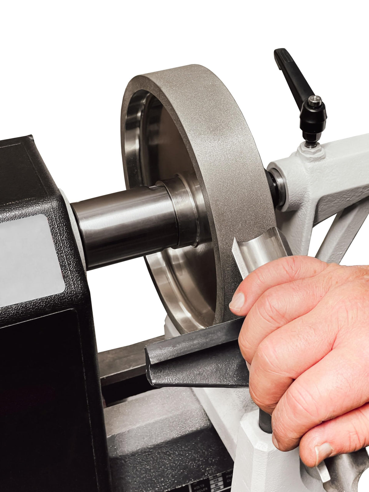 RGWOOD Adapter Mandrel for Mounting CBN Wheel to Wood Lathe (1" x 8 TPI) RGWOOD