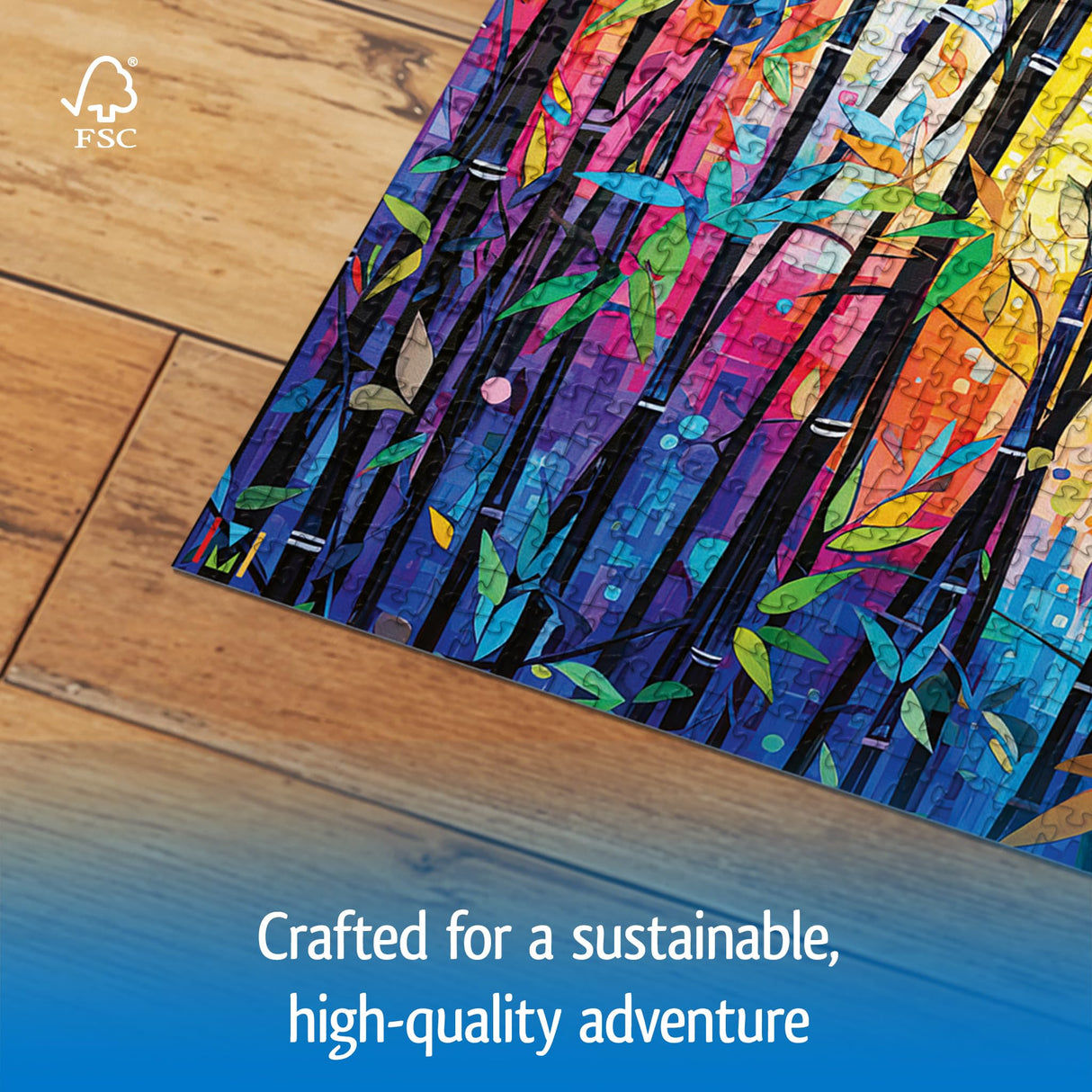 Wonder Forge Peekaboo Panda 1000 Piece Jigsaw Puzzle for Adults | Unique, Perfectly-Fitting Pieces | Fun, Vibrant Imagery | Amazon Exclusive Wonder Forge