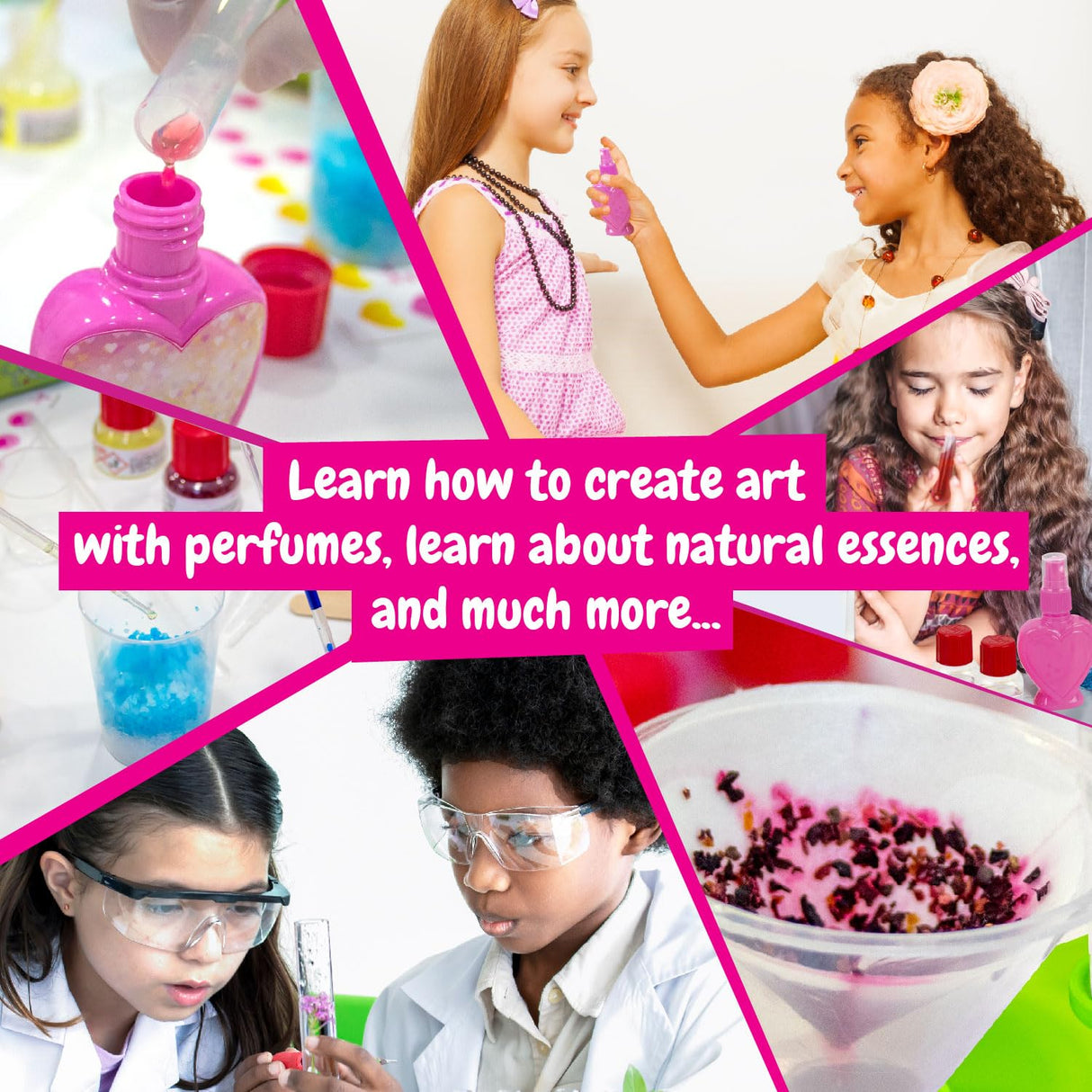 Science4you Perfume Making Kit for Girls and Boys - Make Your Own Perfumes for Kids, Scientific Kit + Creative Experiments and Activities, Stem Toys and Games, Gifts for 8+ Year olds Kids Science4you