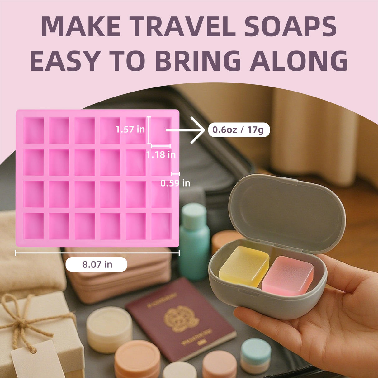 Yosamio Deluxe Soap Making Kit with Custom Stamp & Melter – 40+ PCS DIY Set for Adults & Kids – Includes Shea Butter & Clear Bases, Essential Oils, Molds, Dyes, Tools & Pot – Great Gift for Beginners Yosamio