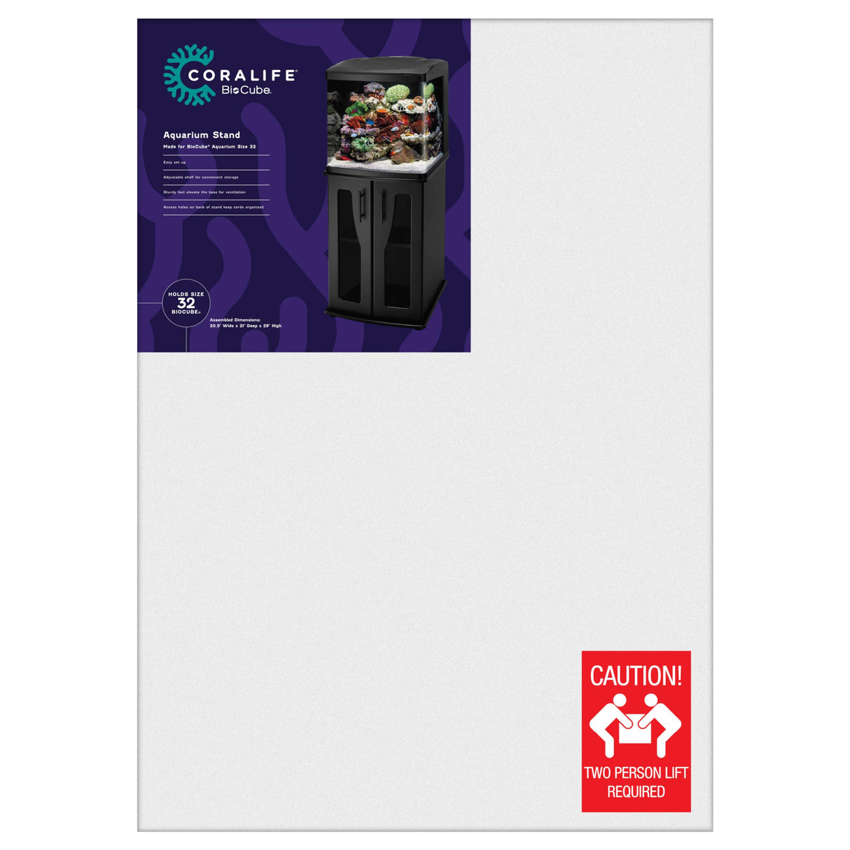 Coralife BioCube Aquarium Fish Tank Wood Stand For 32 Gallon Size Coralife