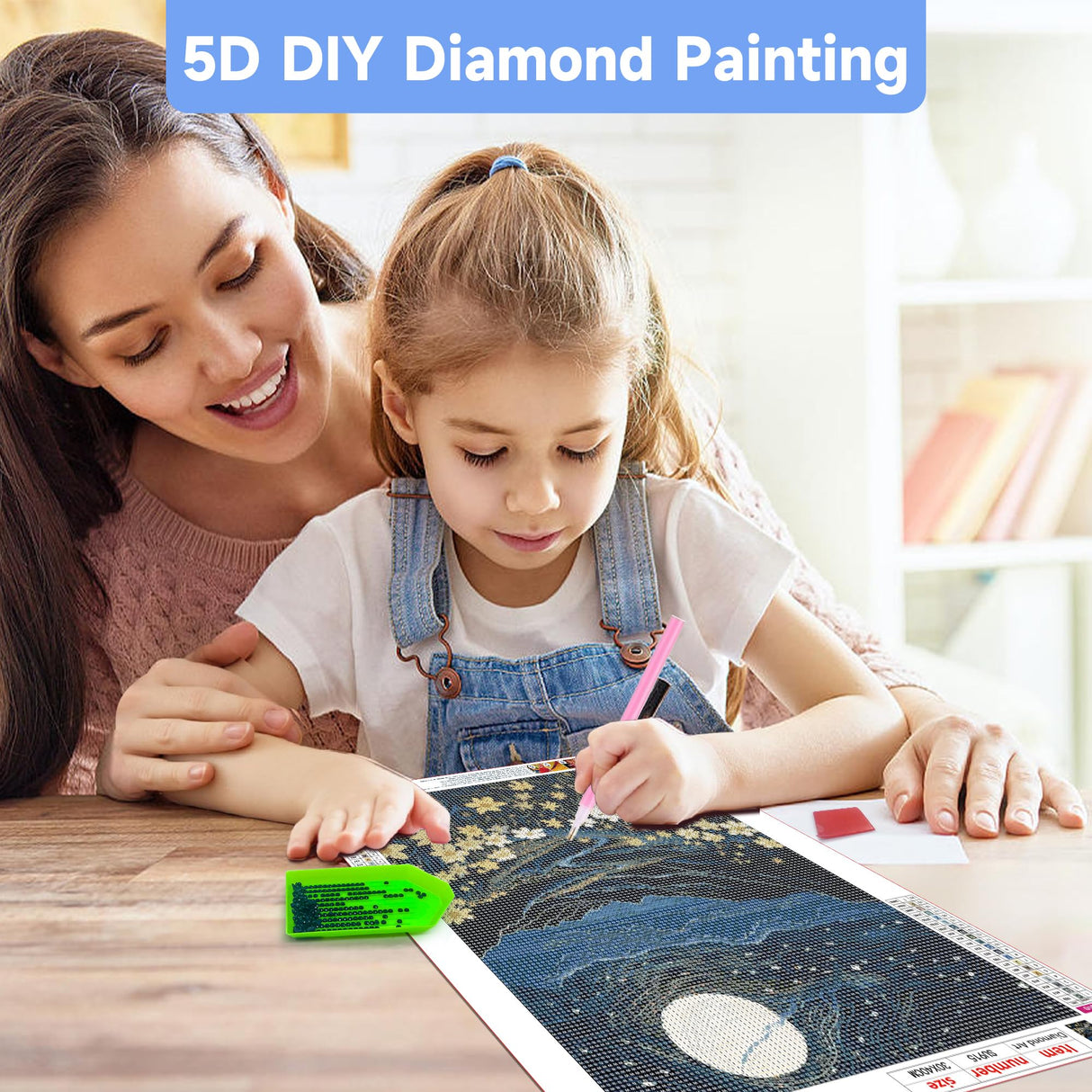 ECBEITF 6 Packs Diamond Painting Abstract Landscapes 11.8x15.7 Inch, DIY 5D Full Round Drill Diamond Art Painting Kits for Adults Beginners Home Wall Decor ECBEITF