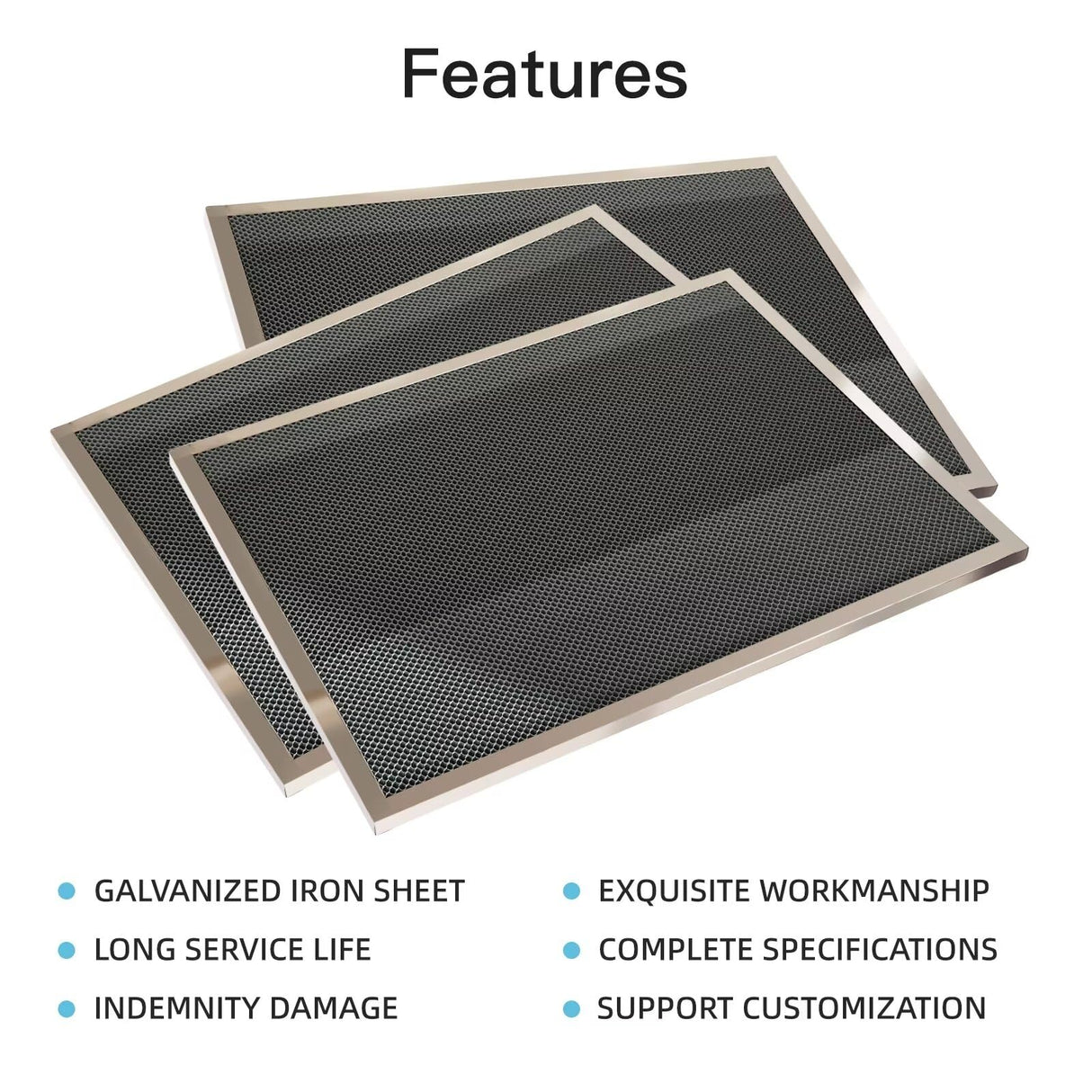 FONLAND Honeycomb Panel,Laser Honeycomb Working Table Laser Cutting Honeycomb Laser Bed for CO2 Laser Engraving Cutter Engraver Machine,350 * 550mm FONLAND