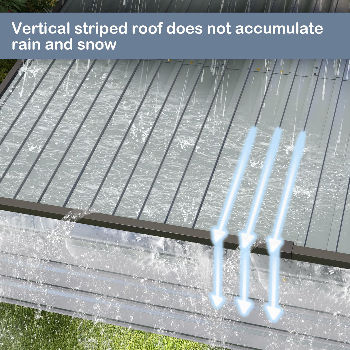 COEWSKE Metal Carport 12x20 FT Heavy Duty, Outdoor Steel Large Rv Car Ports Canopy with Galvanized Steel Roof and Frame, Car Shelter Protect from Sun and Heavy Snow for Pickup, Boat, Car and Tractors COEWSKE