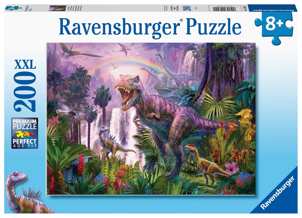 Ravensburger King of The Dinosaurs Puzzle for Kids - 200 Unique Pieces | Engaging Brain Game | Ideal for All Ages | Promotes Creativity & Concentration | FSC Certified Ravensburger